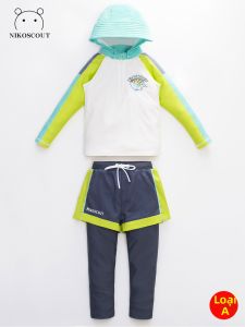 nikoscout | Đồ Bơi Có Mũ Nón Tẩy Drying Nhanh Chống Nắng Áo Dài Quần Dài