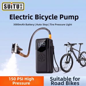 Portable Air Pump For Bicycles And Motorcycles