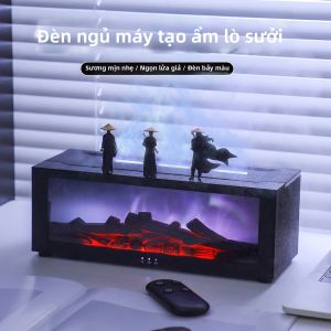 XINGNUO | Đèn Phun Sương Tạo Không Khí Giả Lửa cho Phòng Ngủ