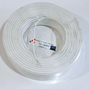 Cáp điện thoại 2 tim (2 line - 2C - RJ11) Giá bán theo Mét: 5m / 10m / 20m / 30m