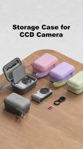 Hagibis Carrying Case for CCD Cameras Vlogging Camera Storage Holder Travel Bag Hard Shell for KODAK Canon Sony Digital Camera