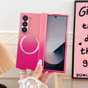 szhaiyu | Gradient Dual Color Magnetic Hinge Protective Phone Case for Samsung Galaxy Z Fold 8 7 6 5 4 3 Fold8 Ultra for Magsafe Cover