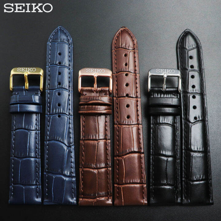 Seiko Leather Strap Suitable for Seiko5 Presage Premier Cowhide