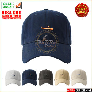 Topi Baseball Dewasa Bordir Ikan Paus Bahan Katun Premium Outdoor Sport Casual Cap TTY YARRA