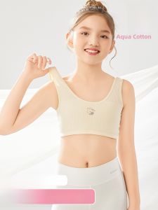 Girls Underwear Small Vest Developement Period 9 Years a Class Cotton Soft Primary School 10 Years Old Girl Children Vest Summer Thin Model