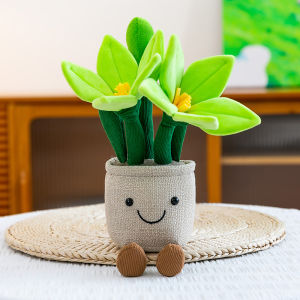 GUAIBUDIAN | Cute Lily Decorative Item Soft Plush Hanging Decoration