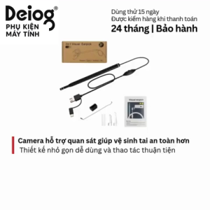 Ráy tai camera thông minh quan sát rõ bên trong tai vệ sinh an toàn tiện lợi cho mọi gia đình