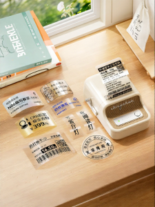 Niimbot | HD Transparent Name Label Printer Water-resistant Stickers Thermal QR Code Smart Portable Home Use