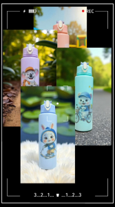 Botol Minum Zootopia Tempat Minum 900ml Free Sedotan BPA Free