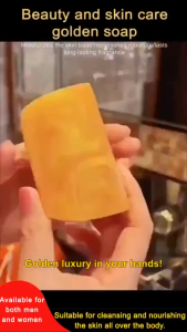 Handmade Natural Essential Oil Perfume Soap Amoy Mayaman QuickSand Gold Soap 16H Long Lasting Fragrance Deep Cleansing Brighten & Nourish Skin Suitable for All Skin Types