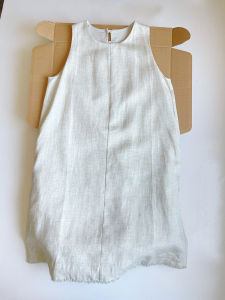 Linen Sleeveless Vest Dress Silk Tassel Long Skirt Loose Artistic Summer Gown Womens Fashionable Elegant Thin Fabric Dress