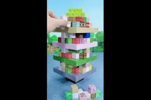 MY WORLD Magnetic Cube Building Block Magnet Toys Educational Assembly Model Children Toy Learning Sensory Cubes