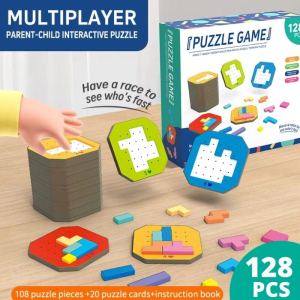 Puzzle Battle Game Toy Tetris Building Blocks Board Game Parent-Child Interactive Educational Toys