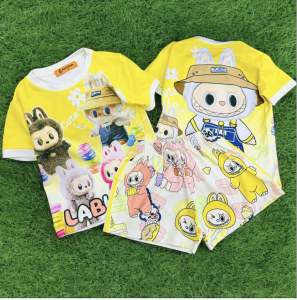 11-43kg labubu+ bộ đùi bé gái- Thun lạnh 3D bao đẹp mềm mịn mát!! 110