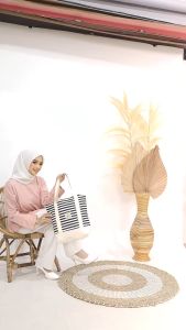 Tas Kuliah Wanita Model Tote bag resleting cewek kekinian bahan kanvas bisa custom partai besar dan kecil untuk seminar souvenir gift dll