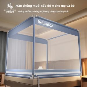 JIFANPAUL | Màn Chống Muỗi Dạng Lều Mông Cổ Toàn Diện Chống Ngã Dễ Lắp Đặt Cho Bé & Trẻ Em