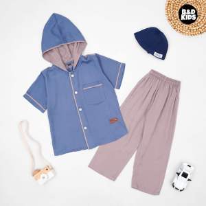 Koko Anak Laki Laki  Usia 3-12 Tahun//Baju Anak Lengan Pendek//koko IMAN BY B&D//KOKO TERBARU