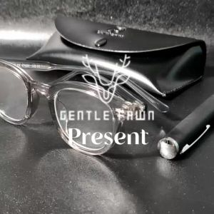 Gentle Fawn Kacamata Antiradiasi Blueray Tr90+Acetate Bentuk Kotak Bisa Minus Antiradiasi Blueray Photocromic 9079