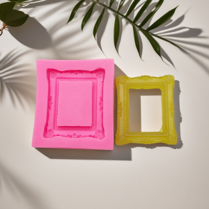 Platinum grade odorless Silicone Molds Halloween and Christmas photo frame Fondant Mould Chocolate Mould Cake Decorating Tool