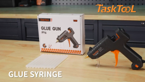 TASKTOOL 150W Electric Hot Melt Glue Gun 7mm Heavy Duty With 10 Sticks For DIY And Crafting