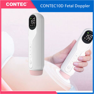 CONTEC10D Pocket Fetal Doppler 2.5Mhz Fetal Monitor Prenatal Heart Rate Monitor Battery Rechangeable