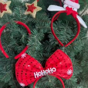 Christmas Party Headband Hairpin Deer Horn Snowflake Party Decoration Childrens Hairpin Cosplay