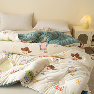 Disney Childrens Beanbag Duvet Core Winter Thick Warm Spring Autumn Soybean Bedding Quilt Breathable Antibacterial Knitted