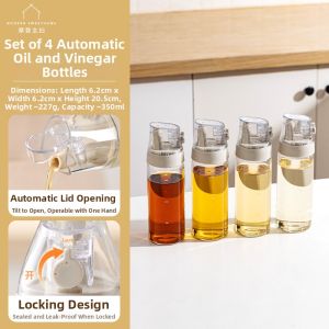 MODERN SWEETHOME | Multifunctional Glass Kitchen Condiment Bottle