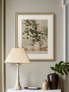 HOOGER ART | French Retro Luxurious Artistic Living Room Decorative Painting Floral Still Life