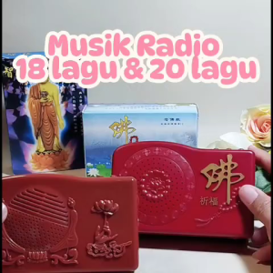 Music Radio Tape Player Kecil (18/20 Lagu) Suara Mantra Doa Sembahyang / Buddhist