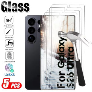 1/5Pcs HD Tempered Glass For Samsung Galaxy S26 Ultra S26 Plus Screen Protectors A36 A35 A57 A56 5G A55 A26 A25 A17 A16 A15 Film