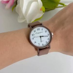 Jam Tangan Quartz Strap Karet Analog Casual Gaya Retro Wanita & Pria Ulzzang Watch Korean Fashion