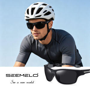 SEEMELO Polarized Sunglasses Men Sunglasses Outdoor Sports Glasses UV400 Lightweight Clean Vision Sunglasses Cycling Riding Running Glasses for Men Women