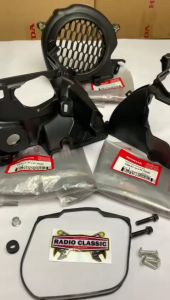 Caver Mesin Set Tutup Kipas Honda New Beat Street K1A Scoopy K2F Ori Ahm 19621K1AN00 19631K1AN00 19610K0JN01 19625K0JN00