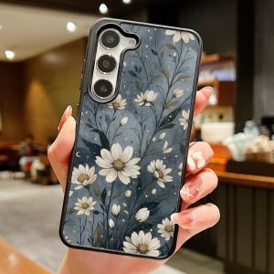 For Samsung A57 5G Flowers Lanyard Phone Case Samsung A56 5G A17 A37 A55 A54 A16 A15 A14 A36 A35 A34 A07 A06 S25 S26 Ultra Cover