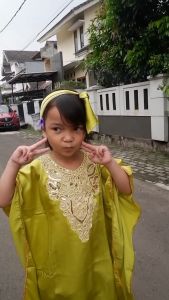 GAMIS KAFTAN ANAK KAYLA 3 / KAFTAN ANAK LUCU / KAFTAN ANAK TERBARU / KAFTAN LEBARAN ANAK