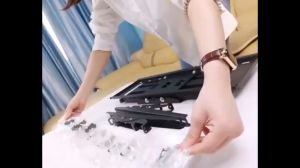 100kg รับน้ำหนัก ขาแขวนทีวี – มอบเครื่องมือ เหล็กหนา 180cm สำหรับ 32-55 นิ้ว TV Wall Mount