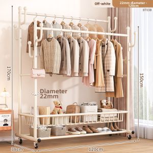 JIAJIESHI | Multifunctional Robust Floor-standing Clothes Rack