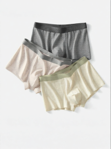 Secret World | Cotton Mens Boxer Briefs Moisture Absorbing Breathable