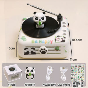 Cute Panda Bluetooth Speaker Birthday Gift for Girls Practical Aesthetic Creative Gift Box Womens Day Celebration Supplies