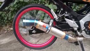 Knalpot NLK Racing Motor Honda Sonic150 Supra Gtr 150 Mx135 Mx king Satria fu