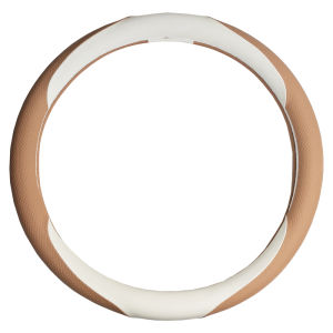 HUAYUQIANYU | Leather Anti-slip Sweat-absorbent Steering Wheel Cover