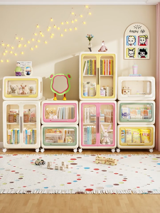 HALOO Front-Opening Kids Storage Organizer Box - Easy Access Toy & Book Bin with Stable Stacking | Space-Saving