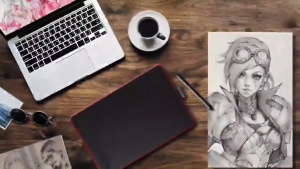 Letsketch Graphics Tablet Design / Tablet Grafis 8 Inch & 12 inch Bluetooth & 2.4G Drawing Tablet