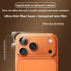 Ultra-Thin Fiber Lens Film for  17Pro Max 17Air Non-Bulky Tempered Glass Lens Cover  16pm Scratch-Resistant Wear-Resistant