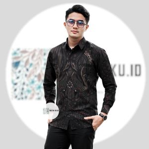 Kemeja Batik Pria Modern kemeja batik pria lengan panjang motif terbaru