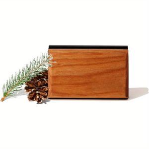 Drift Car Air Freshener - Wood Air Freshener - Car Odor Eliminator - Grove Scent Starter Kit Black