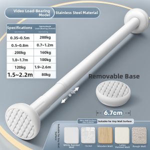 WEILAISHI | Retractable Drill-free Stainless Steel Clothes Rod