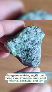 Anyolite (also known as Ruby Zoisite) Raw Natural Crystal Stone | Instils Joy & Freedom | Self- Worth | Clarity