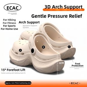 ECAC | Womens Arch Support Slip-resistant Anti-odor EVA Sole Clog Sandals